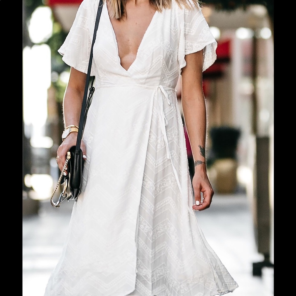 ASTR Lavender Midi Dress